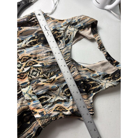 Ladakh Women’s Romper Sleeveless V-Neck Boho Tribal Print Sz 4 - Picture 4 of 13